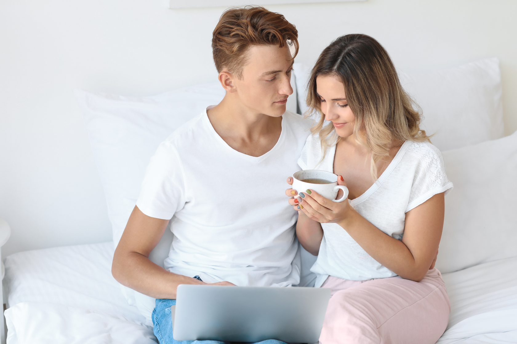 Man with laptop